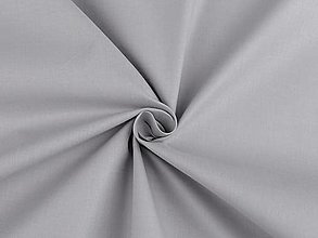 Textil - Sivá UNI bavlna š. 150cm - 16455386_