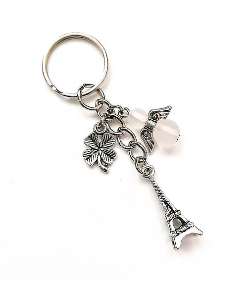  - Kľúčenka s anjelikom (Eiffelovka) - 16453024_