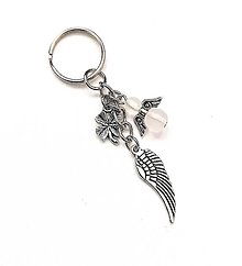 Kľúčenky - Kľúčenka s anjelikom (krídlo) - 16453075_
