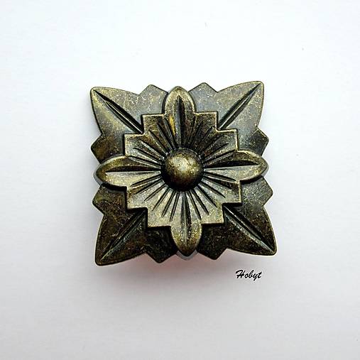Komponenty - k8/ Kovová ozdoba 5x5 cm - 16455544_
