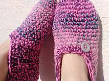 Ponožky, pančuchy, obuv - ,,rozliate" farby (č.40-41) - 16454320_