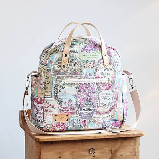 Veľké tašky - Veľká taška LUSIL bag 3in1 *Vintage Gobelin* - 16454753_