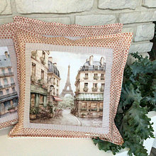 Úžitkový textil - Vankúš Paríž - 16454408_