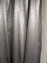 Úžitkový textil - Záclona šedo biela VÝPREDAJ - 16454201_