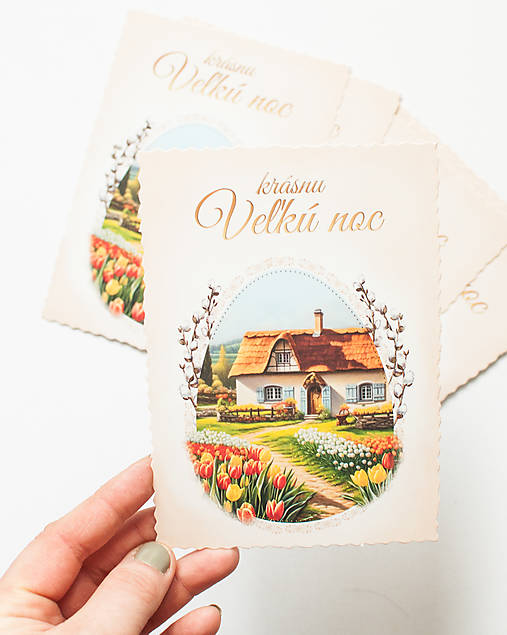 Papier - krásnu Veľkú noc  - pohľadnica - 16455209_
