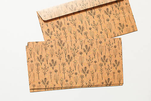 Papier - Obálka DL - "herbal" - 16455277_