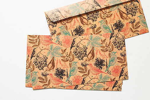 Papier - Obálka DL - "birds" - 16455289_