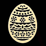 Dekorácie - Veľkonočné vajíčko s ornamentami 7 - 16453400_
