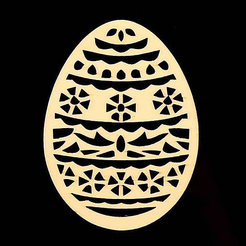 Veľkonočné vajíčko s ornamentami 7