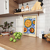 Obrazy - Set 3 moderných obrazov, moderná kuchyňa, dekorácia do kuchyne, farebný obraz - 16454582_
