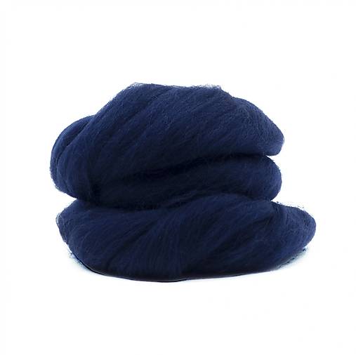 Vlna na plstenie, 100% merino, 20g (tmavomodrá 42)