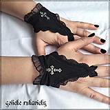 Rukavice - Krátke gotické rukavičky - 16456515_