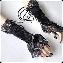 Rukavice - Gotické rukávy - 16455783_