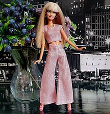 Hračky - Glitter ružová súprava pre Barbie - 16457324_