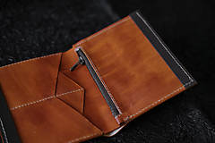 Pánske tašky - Univerzálna kožená peňaženka, pánska, knihového typu - 16461286_