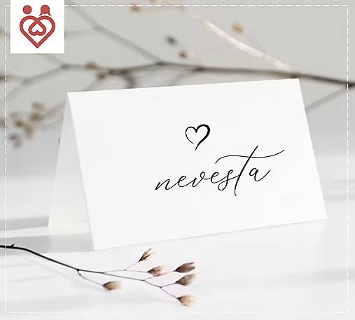 Úložné priestory & Organizácia - Papierová menovka - 16459347_