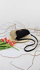 Kabelky - SELENA kabelka na rameno karamel čierna - 16461341_