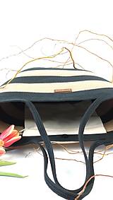 Veľké tašky - ANETA veľká taška karamel čierna - 16461660_