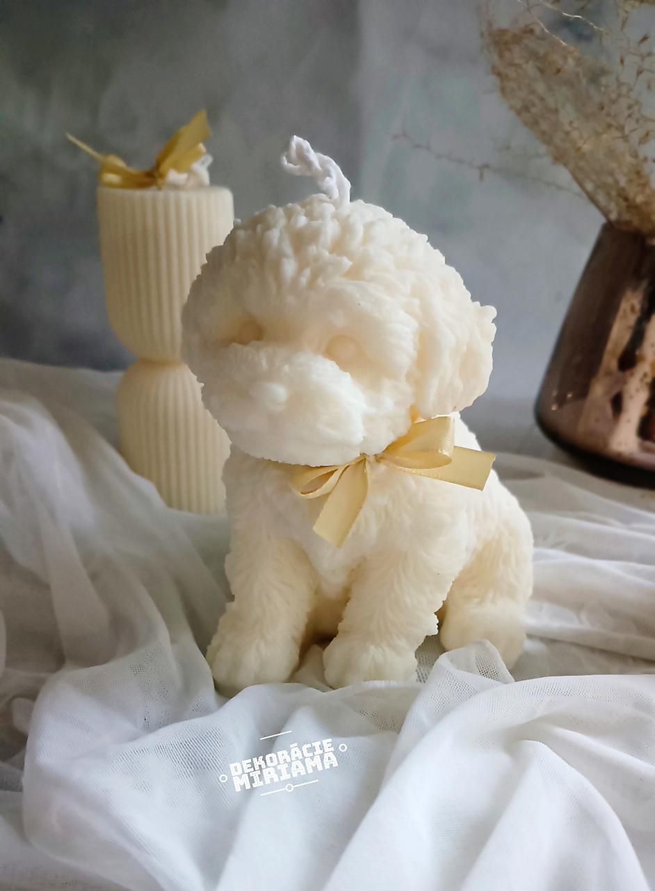 Sójová sviečka psik