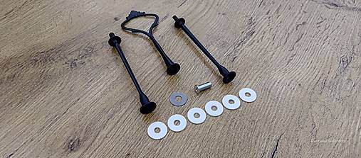 Komponenty - Držiak na Etažér (Čierna) - 16466701_