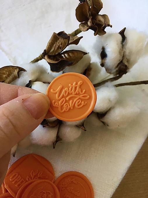 Papier - Pečate vo farbe ♡PUMPKIN♡ (with love) - 16465848_