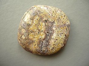 Minerály - Placka - jaspis leopardí 42 mm, č.380w - 16465977_