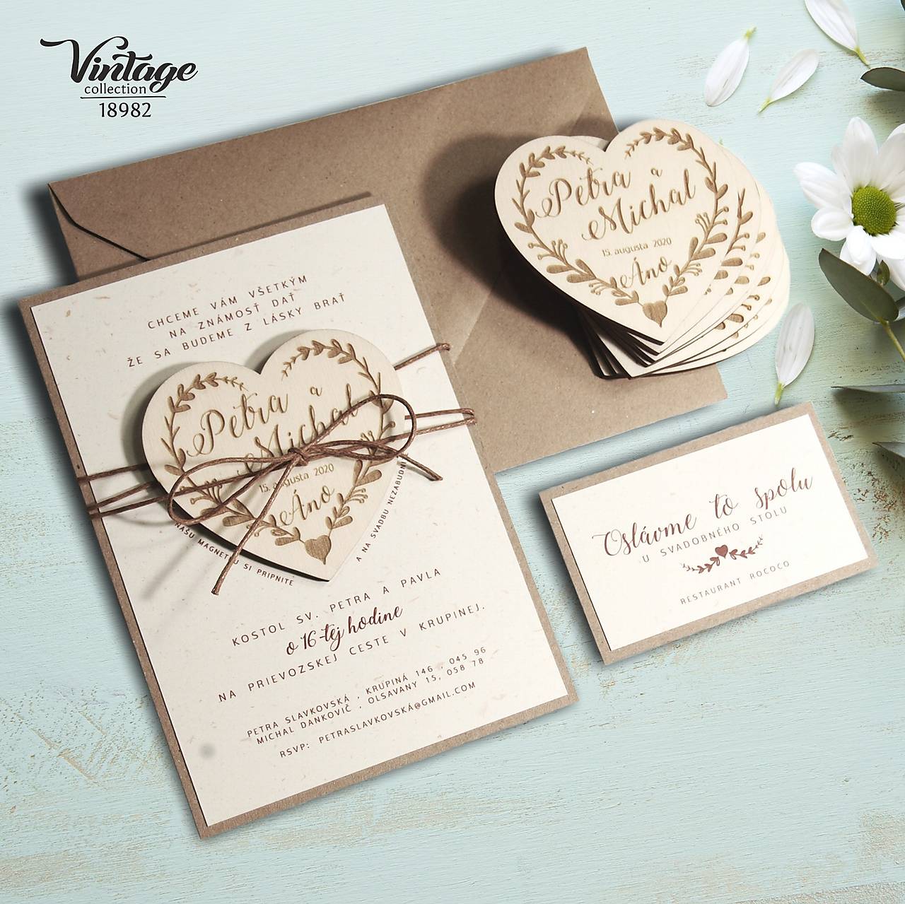 Magnetkové svadobné oznámenia 18982