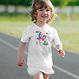 Detské oblečenie - Detské tričko s omaľovánkou MOLÝĽ - 16468304_