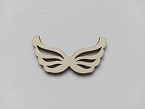 Polotovary - Macrame / Drevené anjelské krídla 7 cm x 3,5 cm - 16469863_