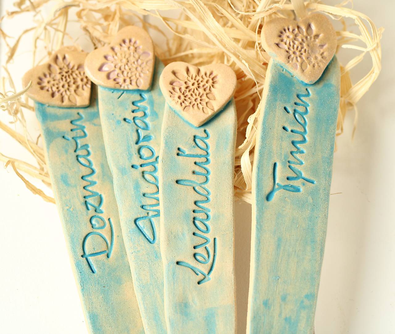 Modrý bylinkový zápich 