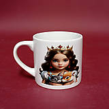 Nádoby - Hrnček espresso - detský motív s menom (espresso - princezná 4) - 16467174_