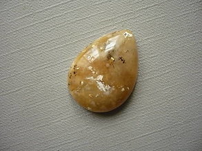 Minerály - Kabošon - žlutý opál 22 mm, č.23f - 16468713_