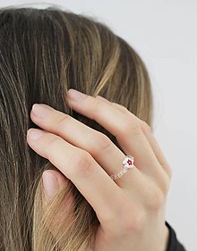 Prstene - Korálkový prsteň - 16468083_