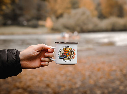 Nádoby - Hrnček Dobrodruh (Bez opletania) - 16469299_