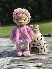 Hračky - Háčkovaná bábika Maruška - 16468901_