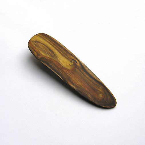 Ozdoby do vlasov - Drevená pinetka do vlasov - sumachová - 16469326_