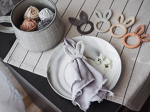 Úžitkový textil - dekorácia Bunny Ears - 16470353_