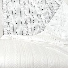 Textil - geometrická madeira, 100 % bavlna, šírka 140 cm - 16470812_