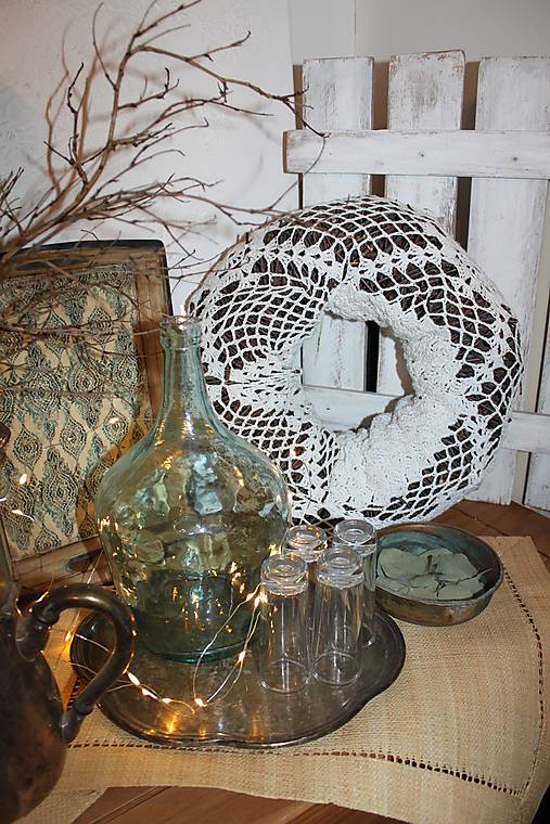 Dekorácie - Háčkovaný veniec - 16472367_