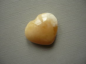 Minerály - Srdíčko - žlutý opál 23 mm, č.2w - 16471565_