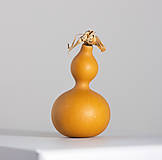 Dekorácie - Gourd #G36 | Kalabasa, prírodná drevená dekorácia - 16471837_