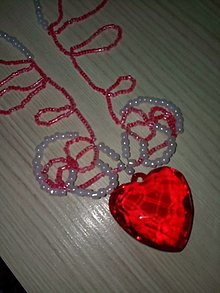 Náhrdelníky - Valentínske Srdce Náhrdelník! - 16472709_