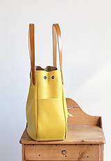 Veľké tašky - Kožená "HOBO" kabelka *honey* - 16474858_