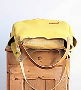 Veľké tašky - Kožená "HOBO" kabelka *honey* - 16474859_