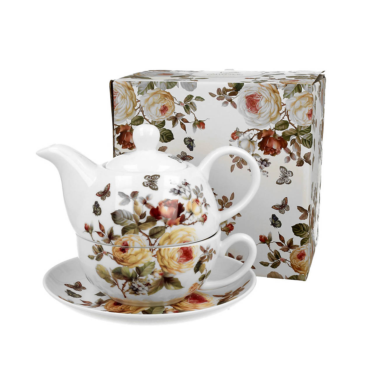Set pre jedného - White rose 0,4l