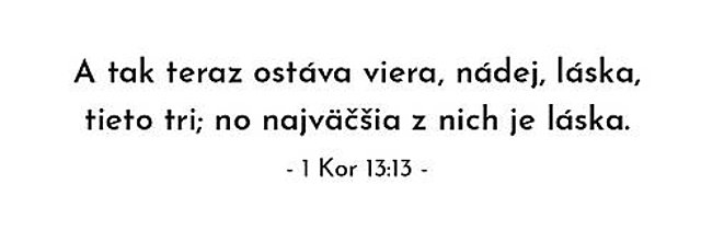 Papier - Nažehľovačka s citátom z Biblie - Viera, nádej, láska (Čierna) - 16473355_