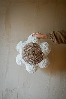 Úžitkový textil - Vankúše - kvetiny (Biela) - 16473210_