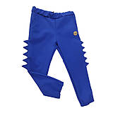 Detské oblečenie - Softshellové nohavice dino - blue - 16476536_