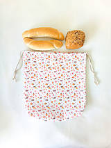Úžitkový textil - Nákupné vrecko na potraviny štandard, hríbiky - 16476758_