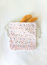 Úžitkový textil - Nákupné vrecko na potraviny malé, hríbiky - 16476760_